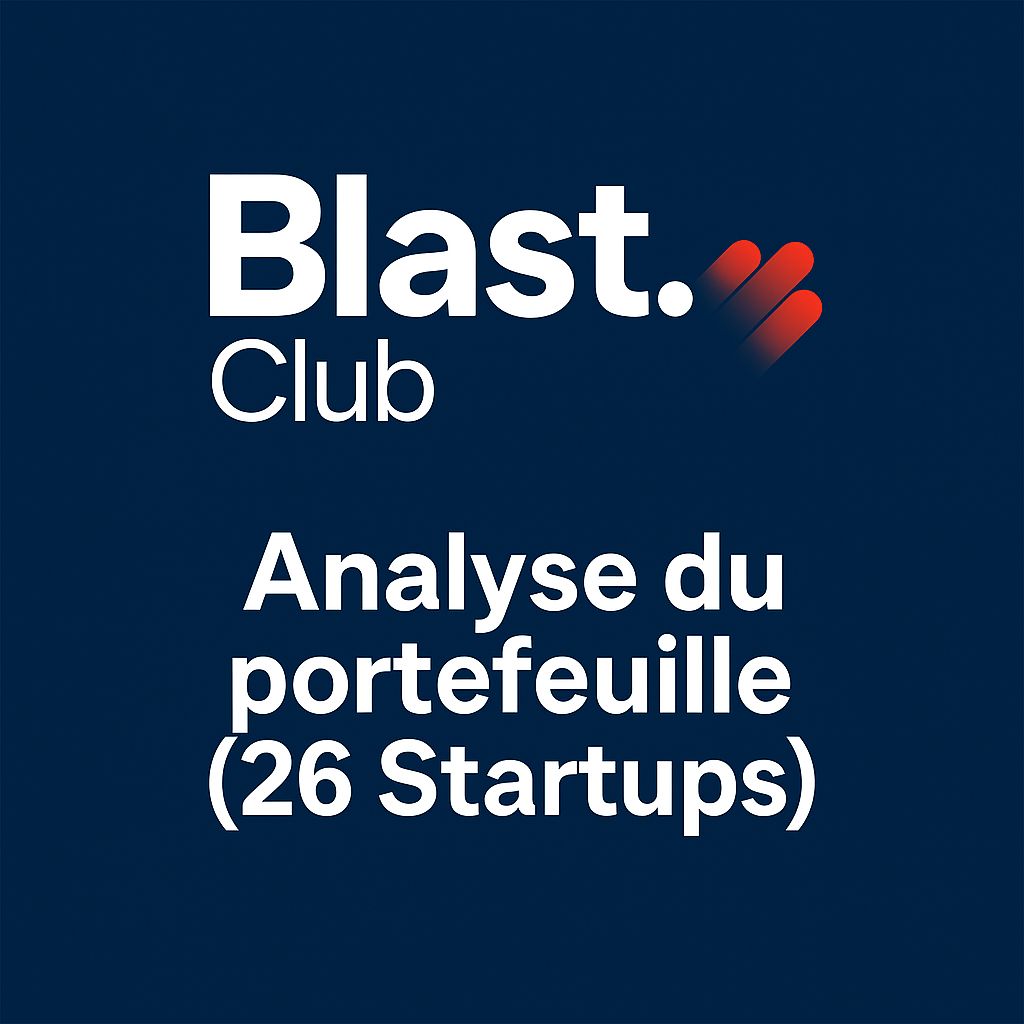 Blast. Club L'Analyse du Portefeuille (26 StartUps)