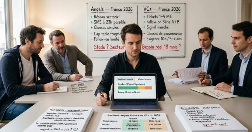 Business angels France vs VCs