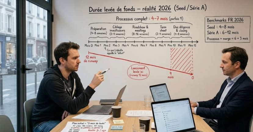 Durée levée de fonds