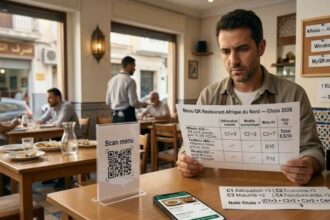 Menu QR Restaurant Afrique du Nord